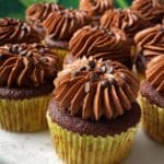 Brownie Cupcake Recipe with Chocolate Buttercream Frosting Recipe