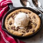 Brown Butter Chocolate Chip Skillet Cookies for Two Recipe