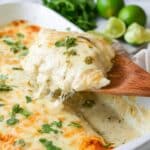 White Chicken Enchiladas Recipe
