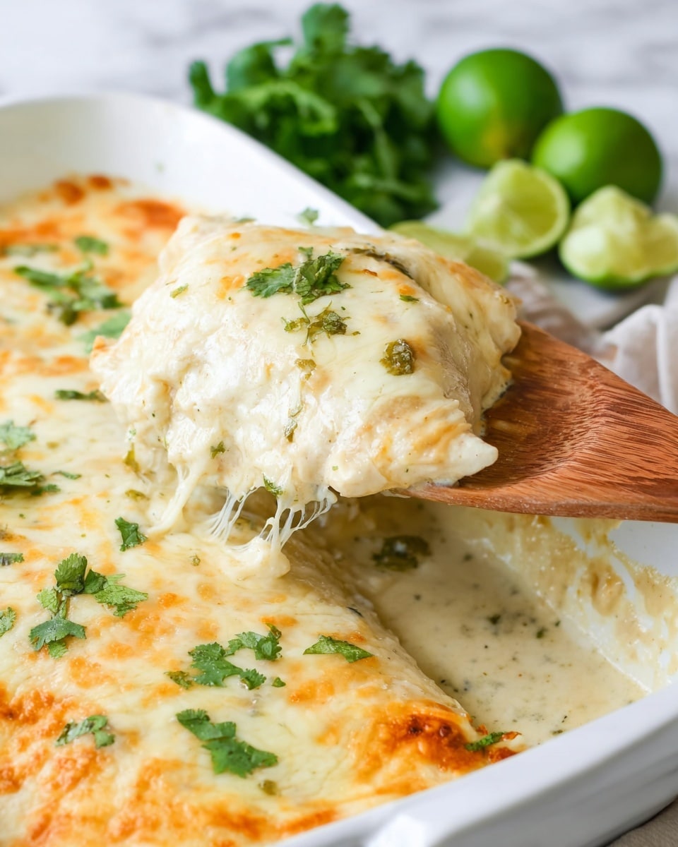 White Chicken Enchiladas Recipe
