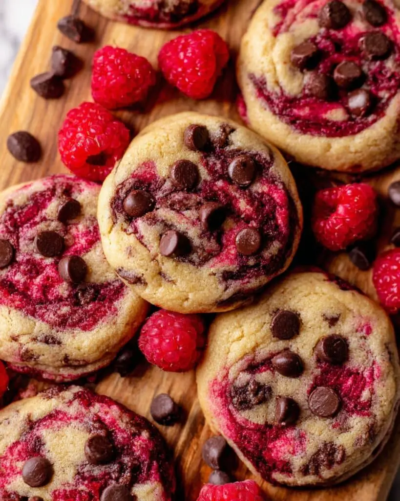 Chocolate Chip Raspberry Cookies Recipe