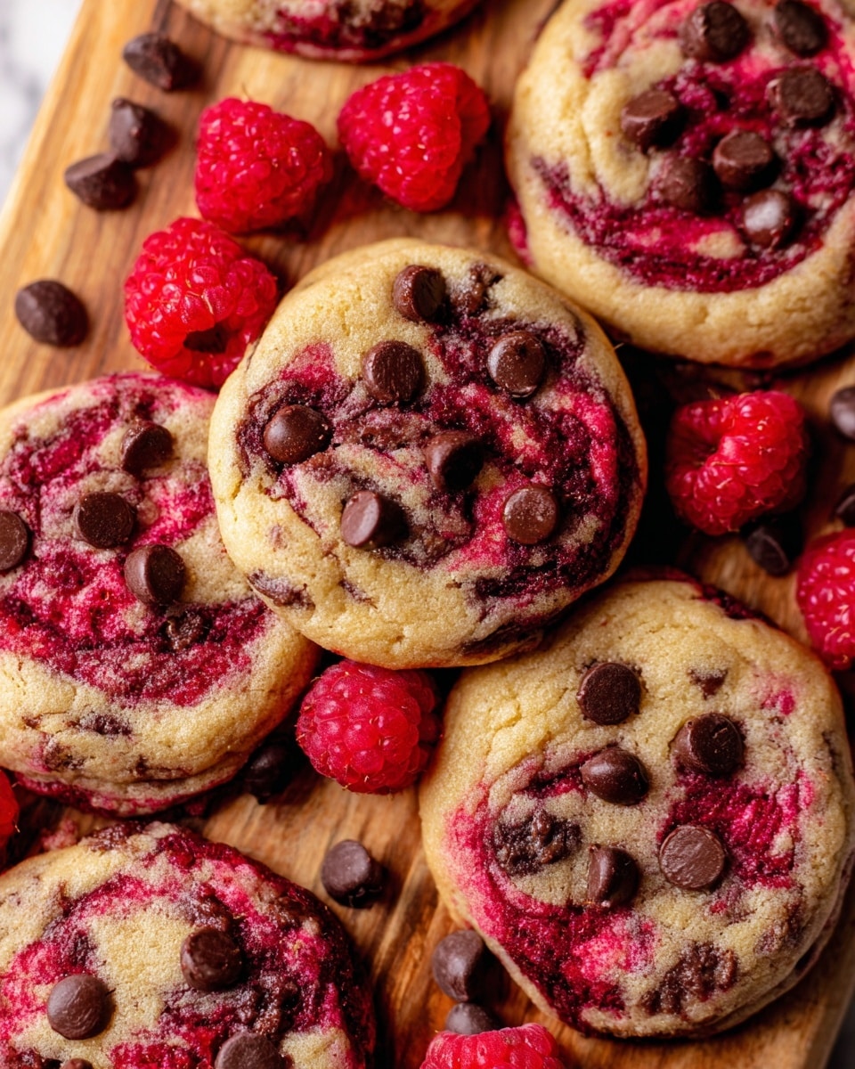 Chocolate Chip Raspberry Cookies Recipe