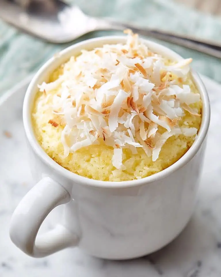 Paleo Coconut Mug Cake Recipe