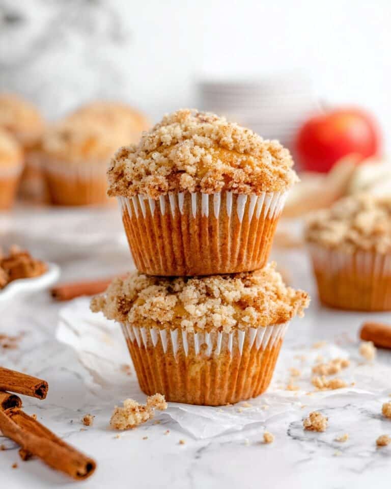 Apple Oatmeal Crumble Muffins Recipe