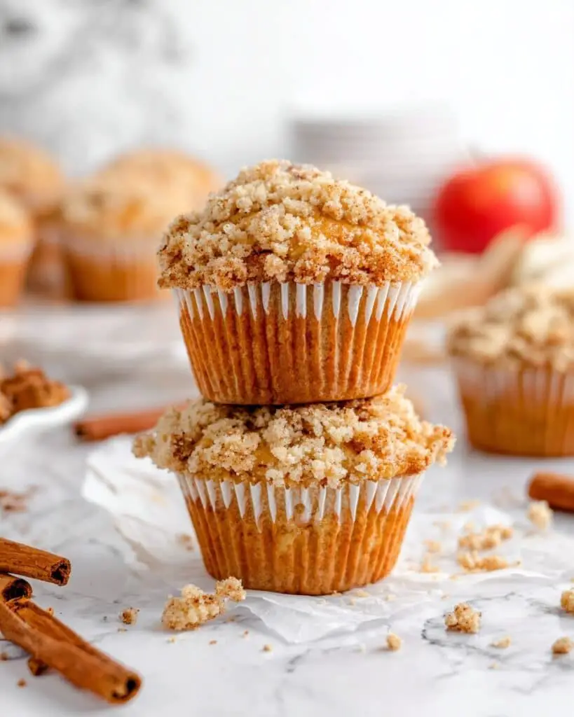 Apple Oatmeal Crumble Muffins Recipe