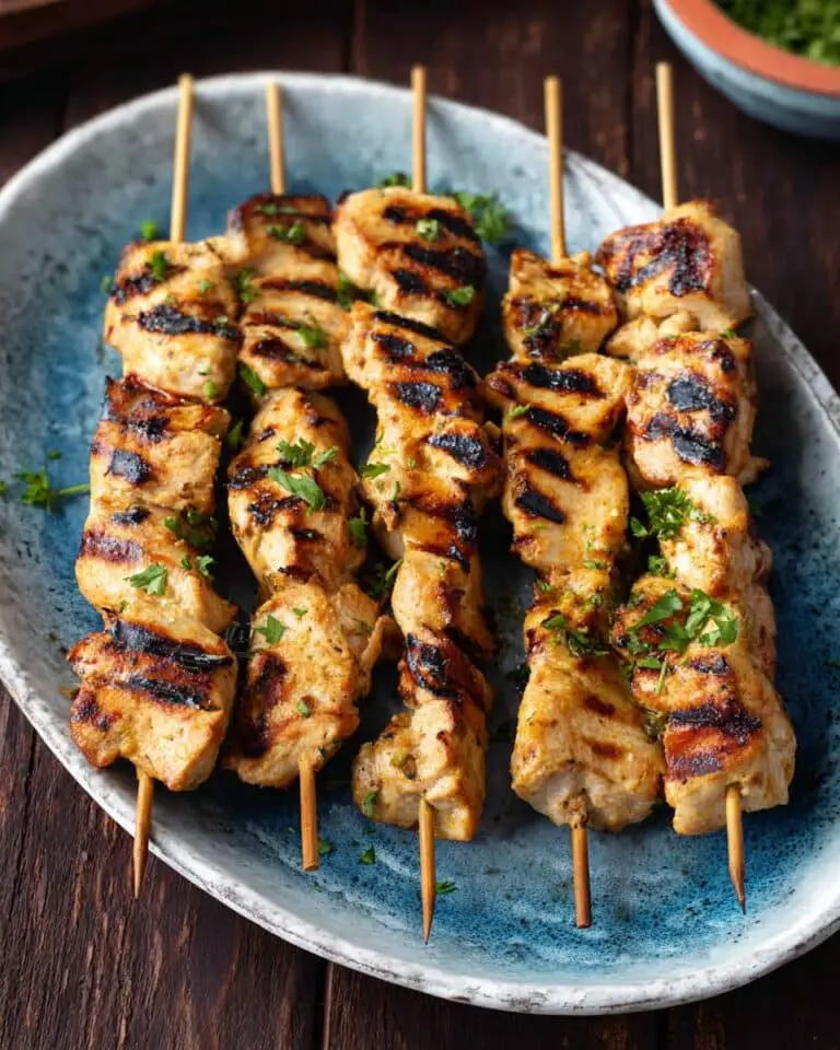 Joojeh Kabob (Persian Saffron and Yogurt Chicken Kabobs) Recipe