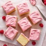 Almond Raspberry Cake with Raspberry Buttercream Recipe