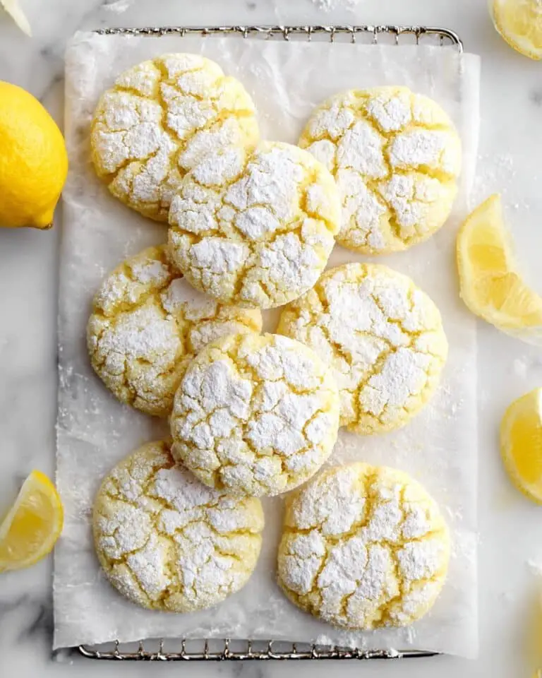 Lemon Crinkle Cookies Recipe
