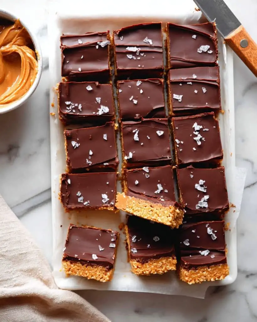 Miso Chocolate Peanut Butter Cornflake Bars Recipe