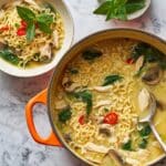 Thai Coconut Chicken Noodle Soup Recipe