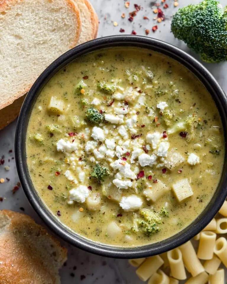 Broccoli Feta Soup Recipe