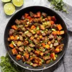 Steak and Sweet Potato Skillet Recipe
