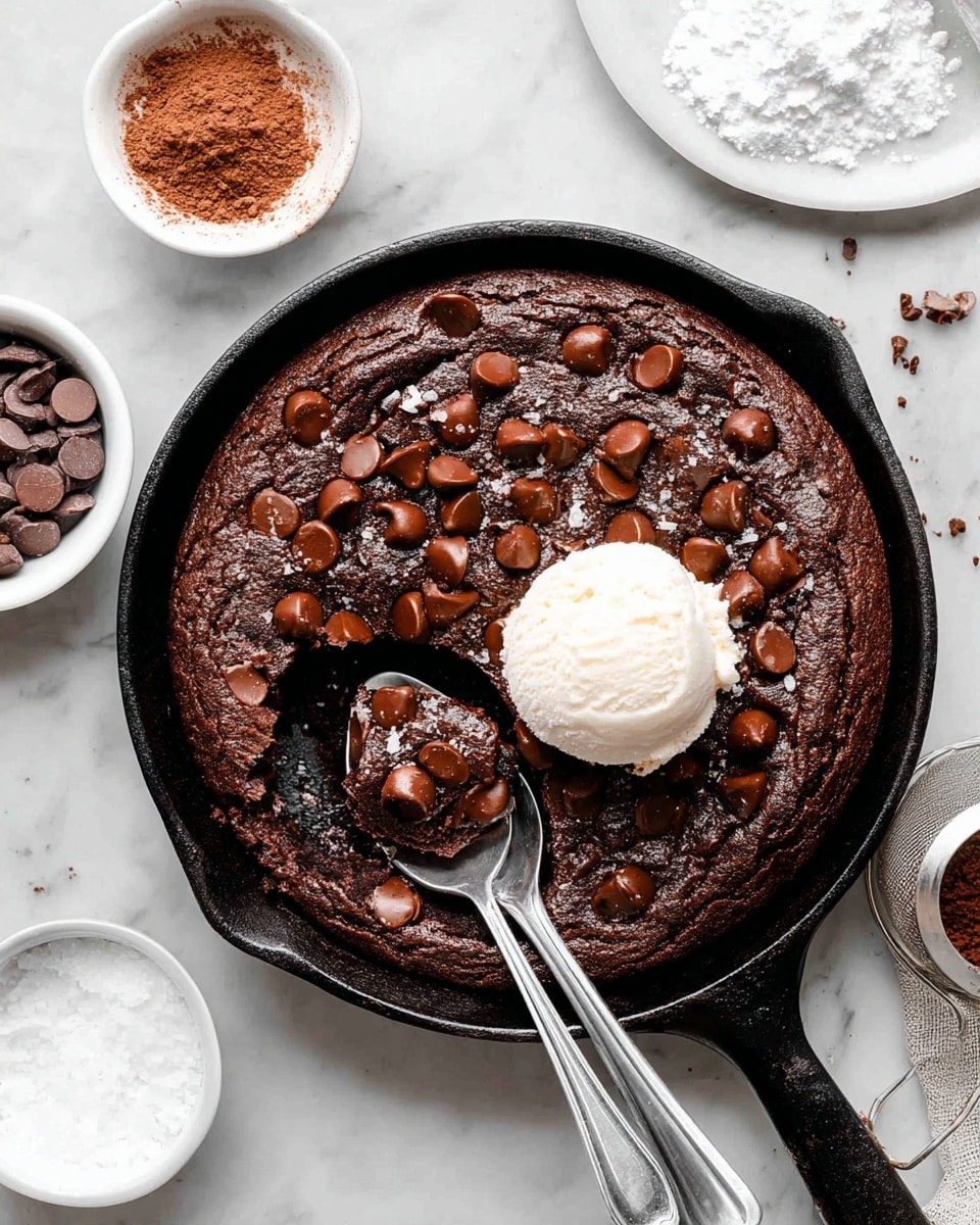 Healthy Brownie Skillet Recipe