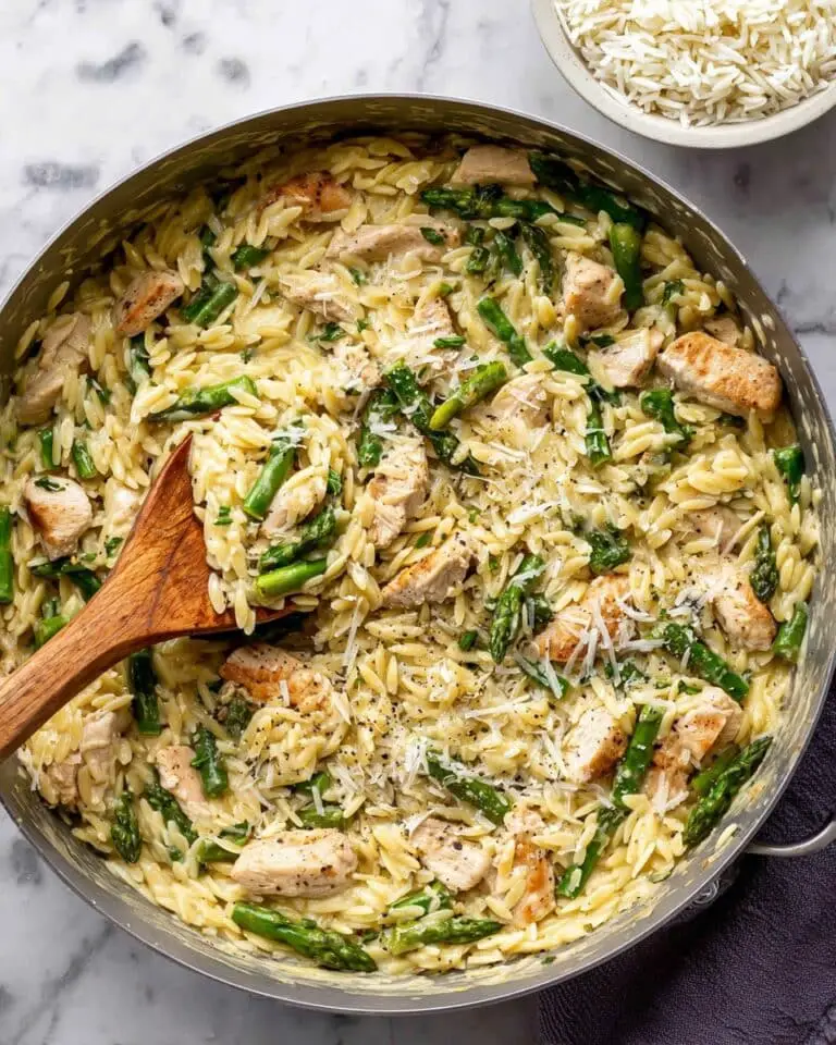 Asparagus Chicken Orzo Recipe