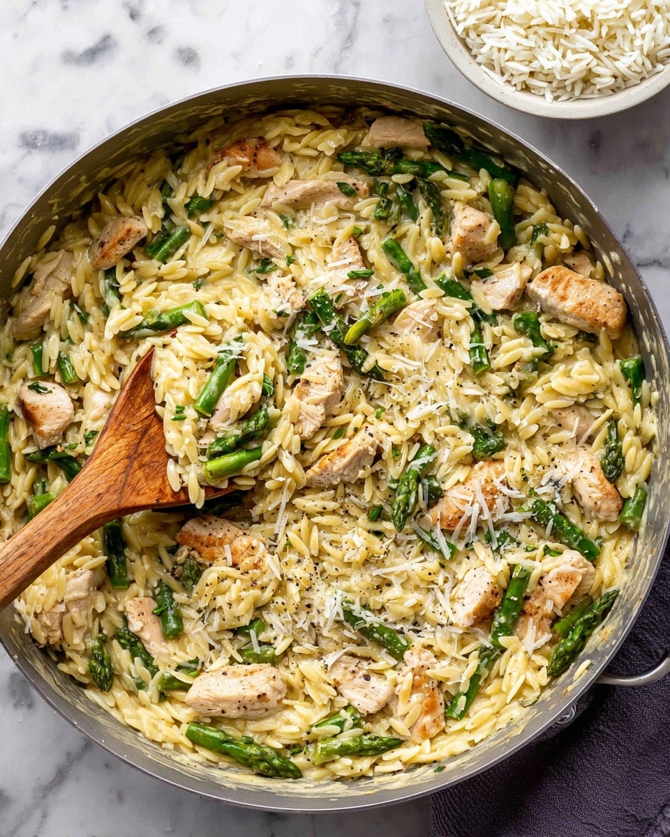 Asparagus Chicken Orzo Recipe