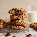 Banana Breakfast Cookies with Cranberries and Pecans Recipe