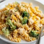 Chicken Noodle Casserole with Broccoli, Cheddar, and Crispy Fried Onions Recipe