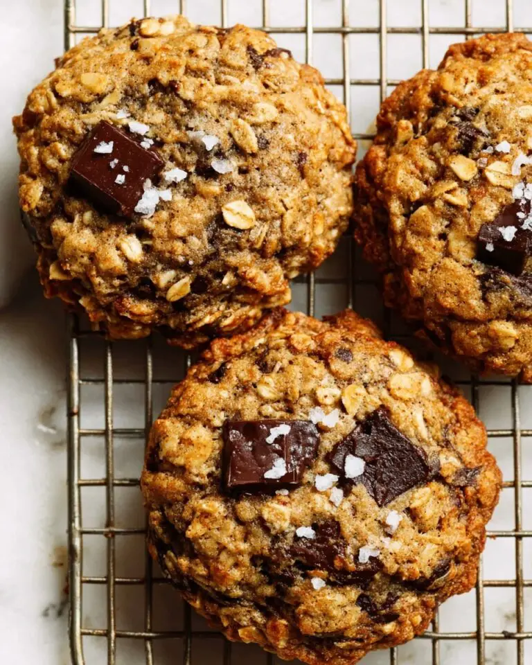 Best Chewy Sourdough Oatmeal Chocolate Chip Cookies Recipe