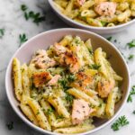Salmon Pesto Pasta Recipe