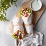 Easy Grilled Chicken Pita Wraps Recipe