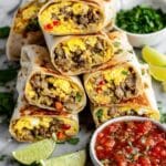 High Protein Breakfast Burritos Recipe