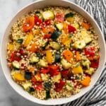 Roasted Vegetable Lemon Tahini Couscous Recipe