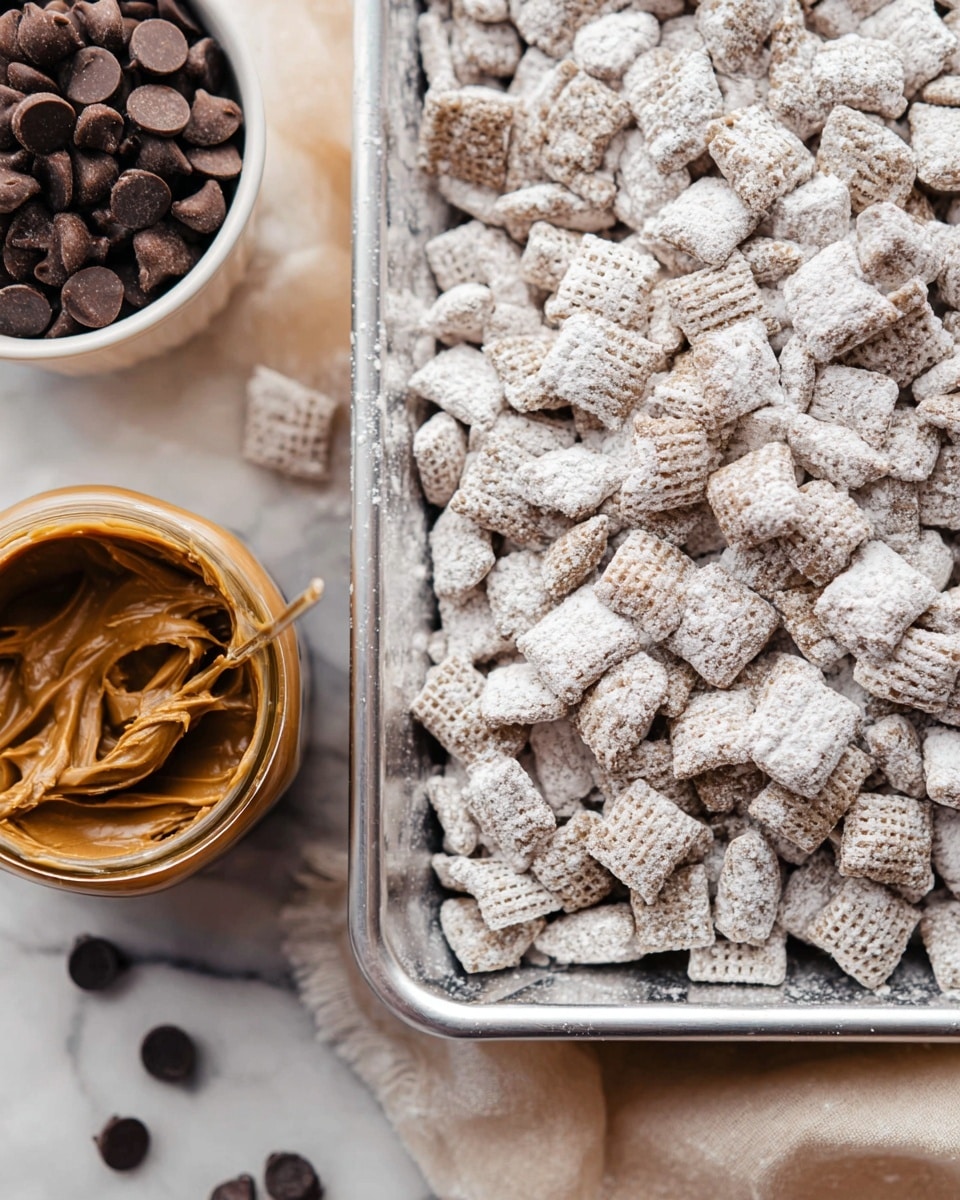 Chocolate Peanut Butter Puppy Chow Recipe
