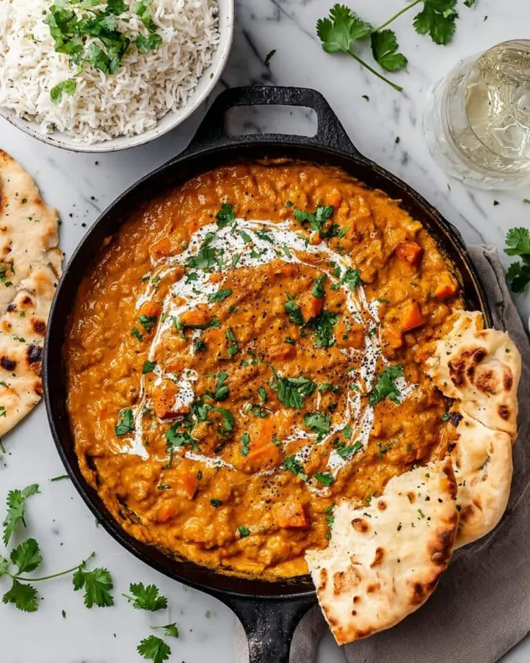 Creamy Lentil Curry with Sweet Potatoes and Coconut Milk Recipe