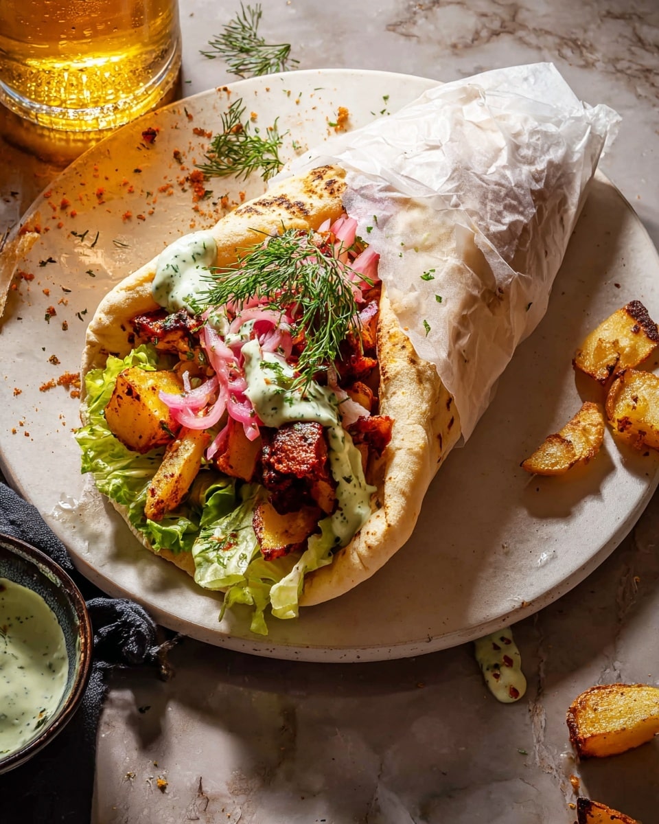 Sheet Pan Greek Chicken Pitas Recipe