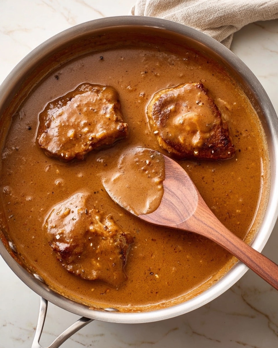Southern Smothered Chicken Thighs with Gravy and Rice Recipe