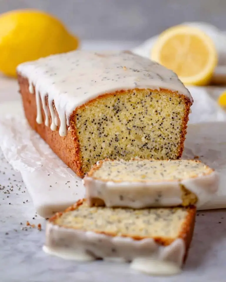 Lemon Poppy Seed Loaf Cake with Lemon Glaze Recipe