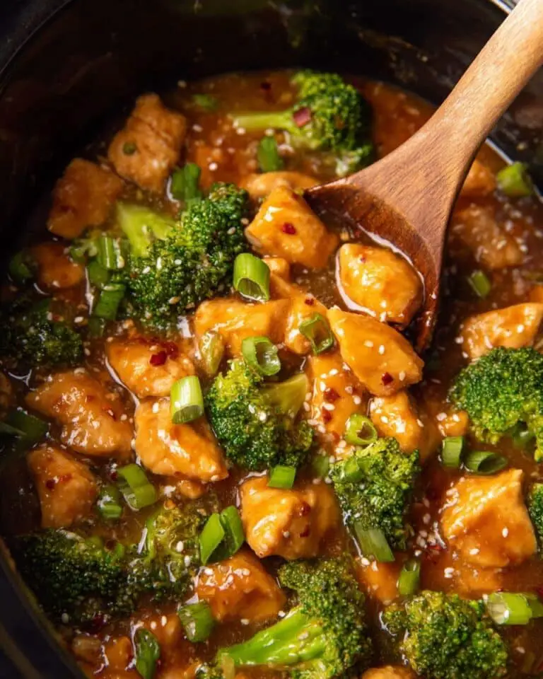 Crockpot Orange Chicken and Broccoli Recipe