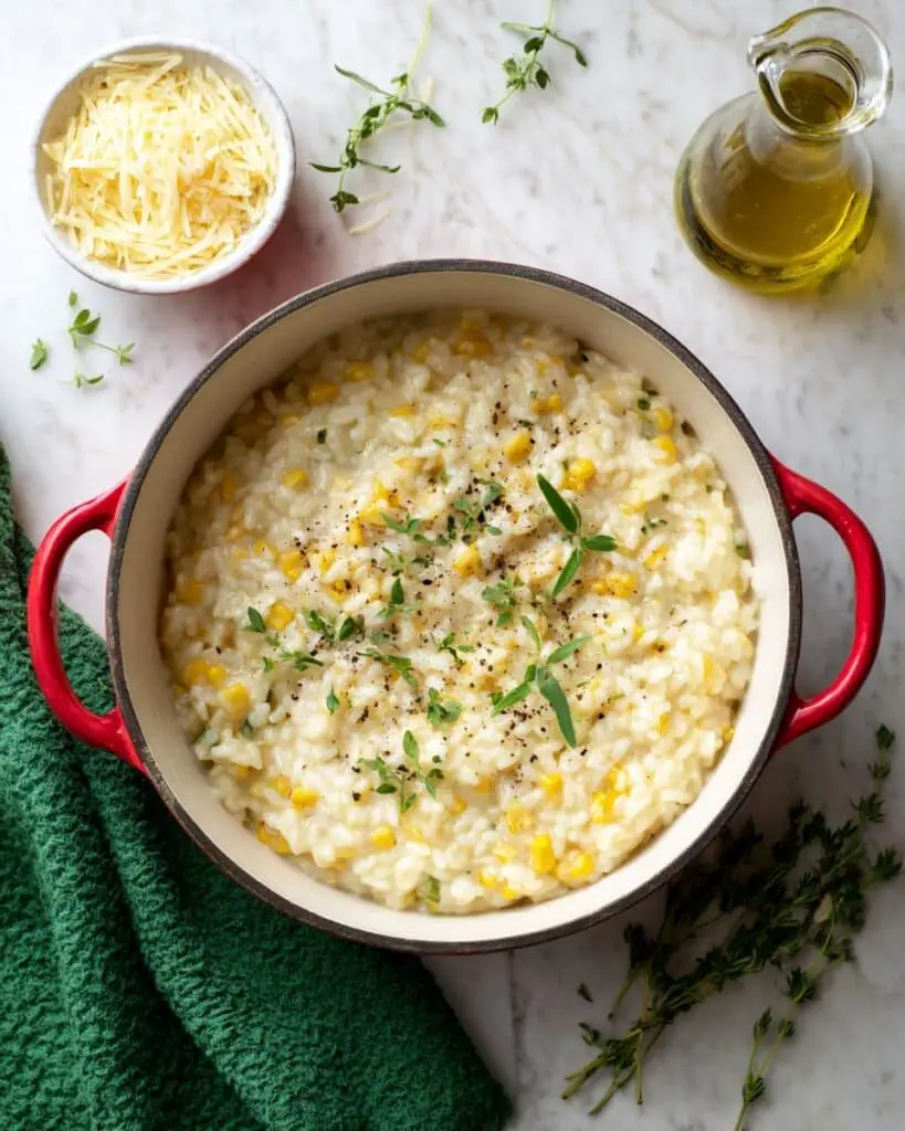 Sweet Corn Risotto Recipe