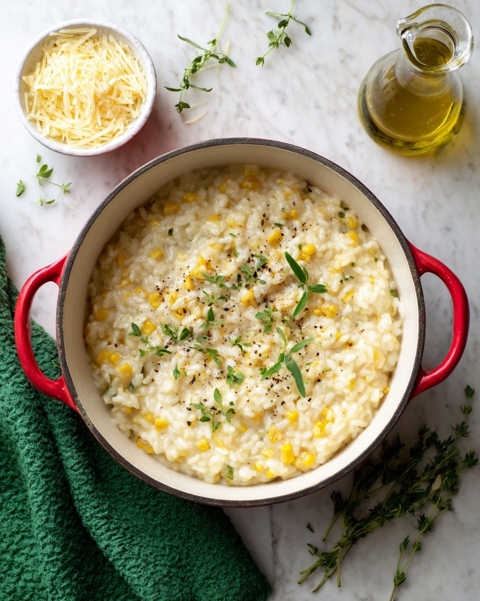 Sweet Corn Risotto Recipe