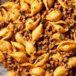 Creamy Beef and Shells Recipe