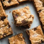 Dark Chocolate & Pistachio Cookie Bars Recipe