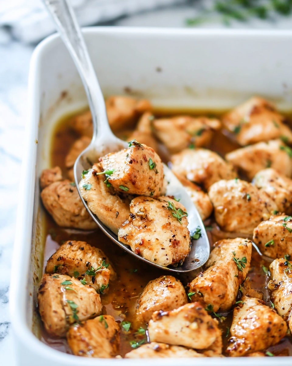 Juicy Baked Chicken Bites Recipe