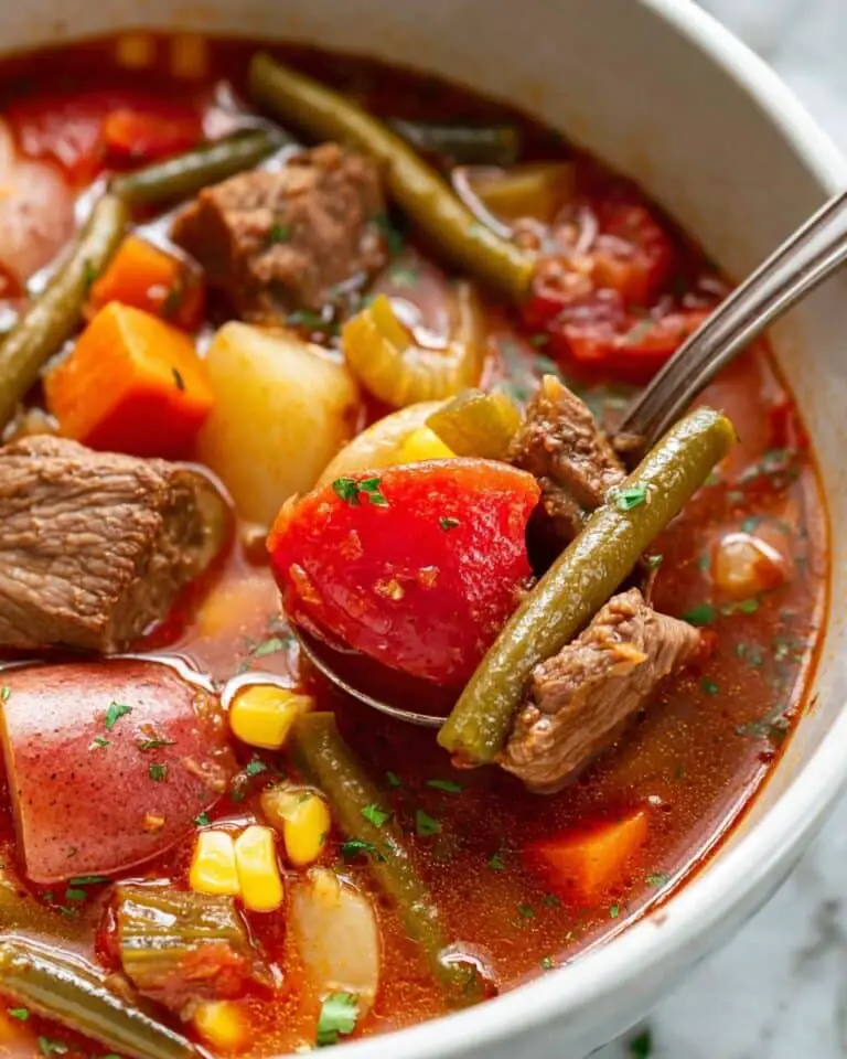 Vegetable Beef Soup Recipe