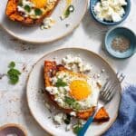 Sweet Potato Breakfast with Fried Eggs Recipe