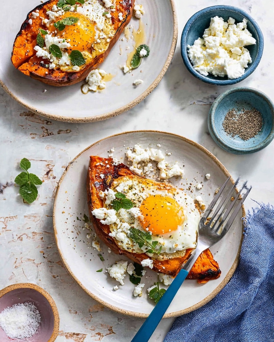 Sweet Potato Breakfast with Fried Eggs Recipe