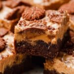 Biscoff Swirled Blondies Recipe