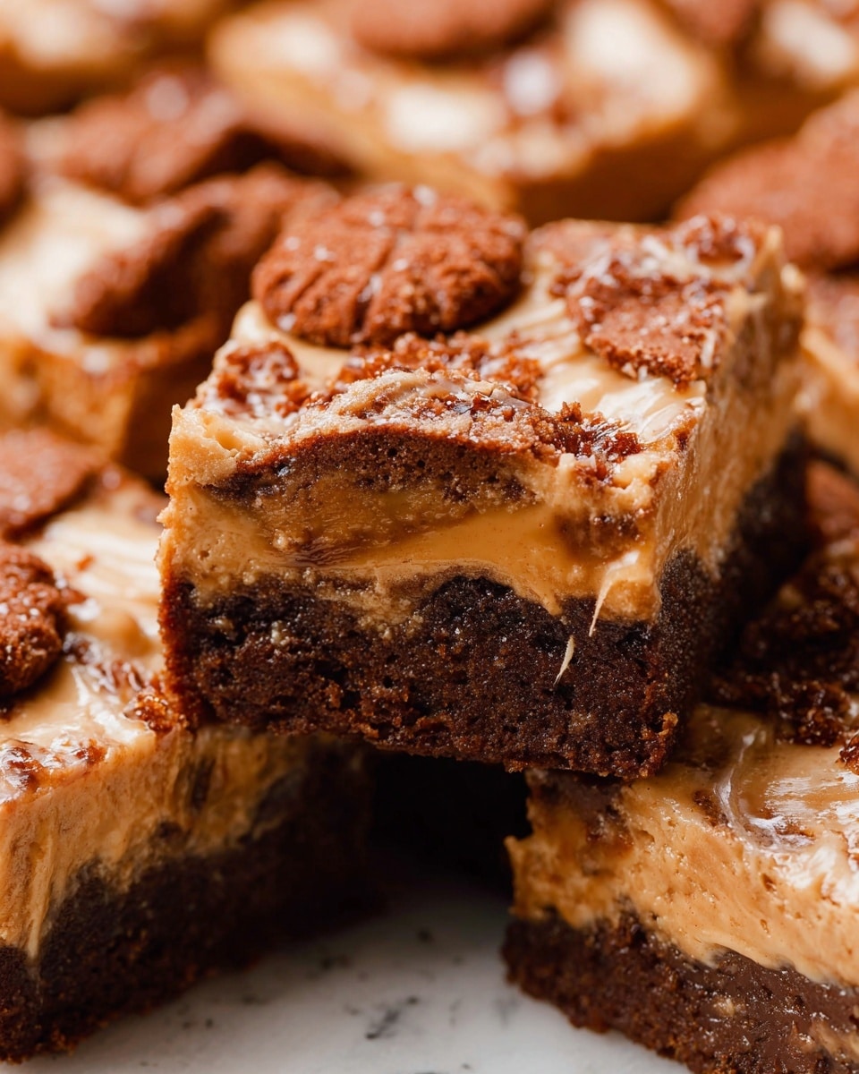 Biscoff Swirled Blondies Recipe