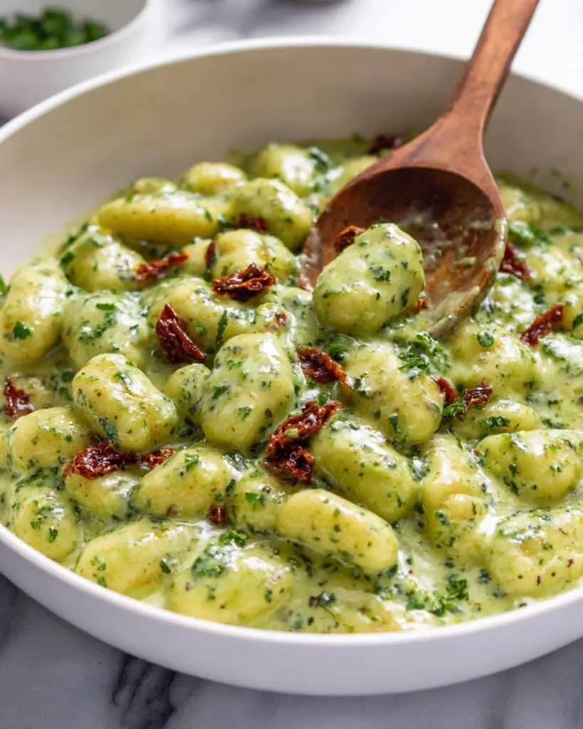 Creamy Pesto Gnocchi Recipe