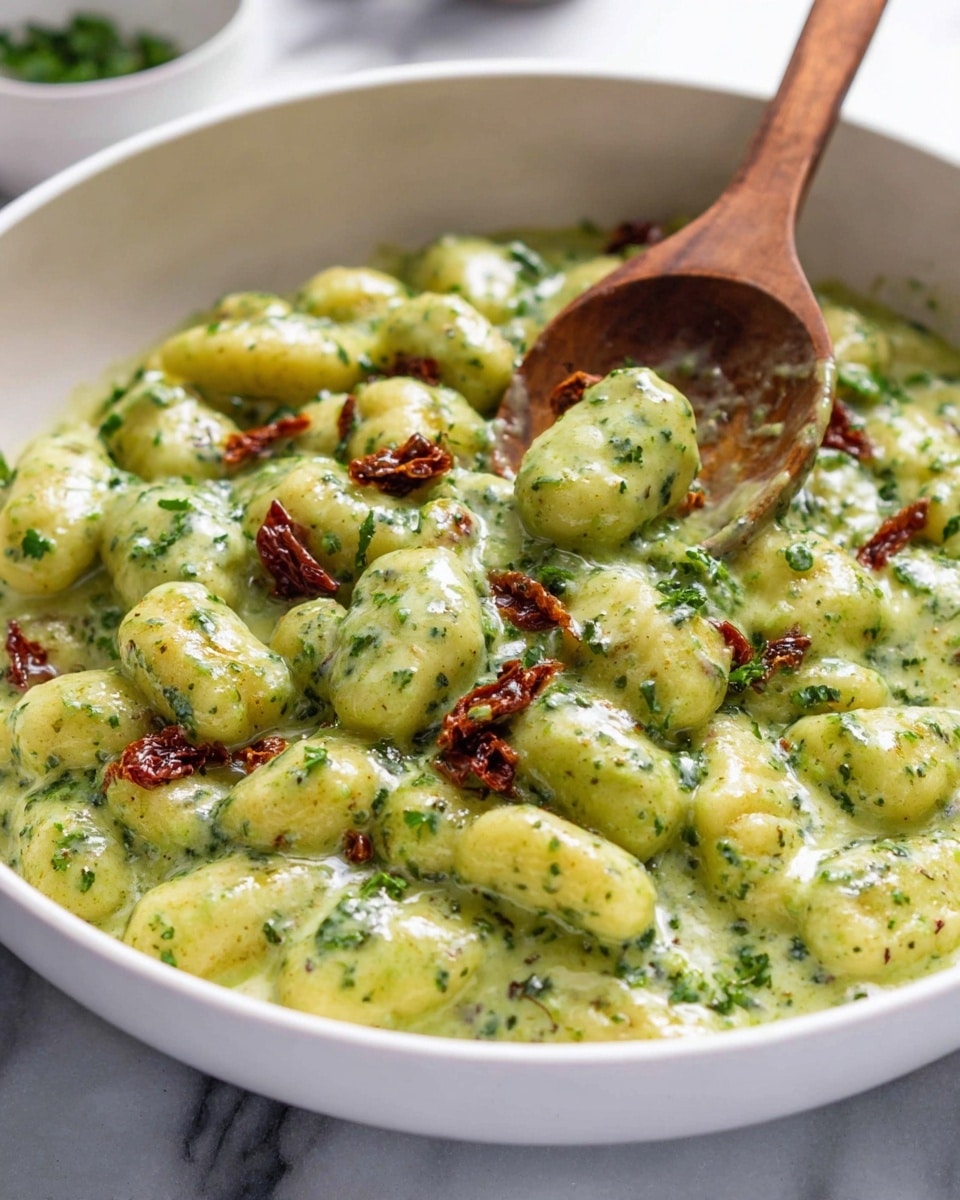 Creamy Pesto Gnocchi Recipe