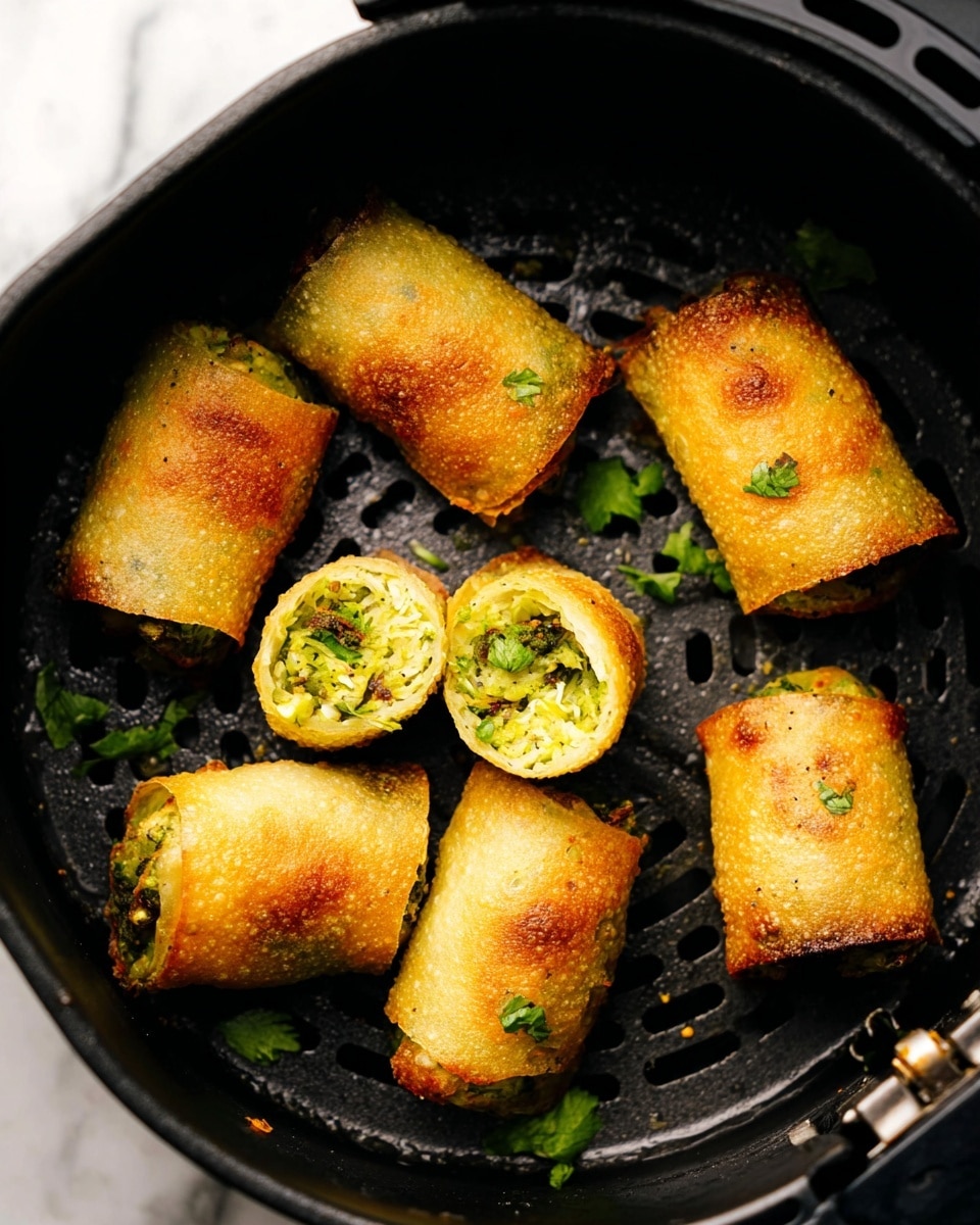 Air Fryer Avocado Egg Rolls Recipe