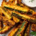 Zucchini Fries with Parmesan and Panko Recipe