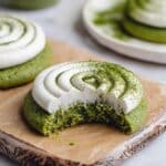 Matcha Latte Cookies with Mascarpone Cream Recipe