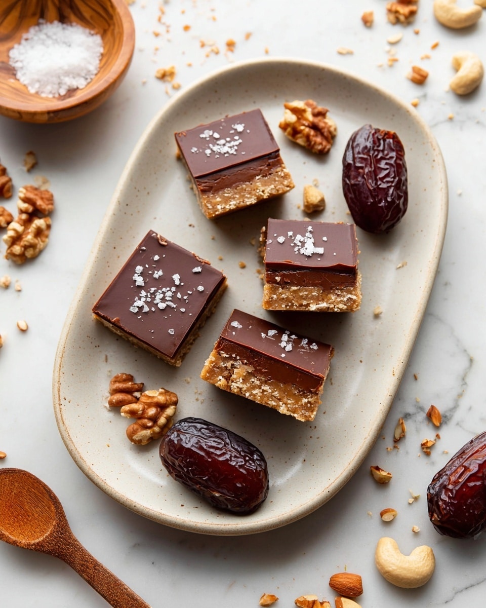 Chocolate Nut & Date Bars Recipe