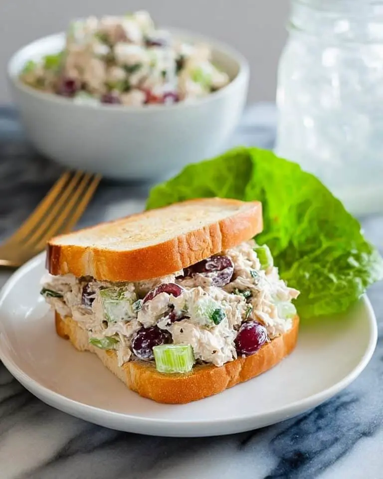 Greek Chicken Salad Sandwiches Recipe