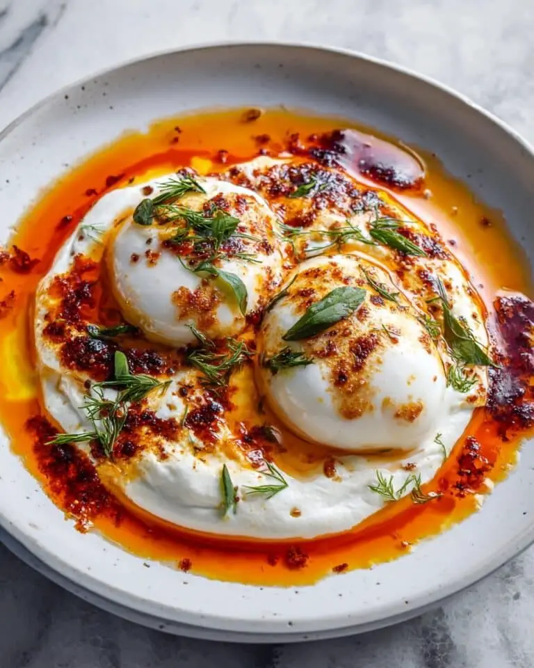Turkish Eggs (Cilbir) Recipe